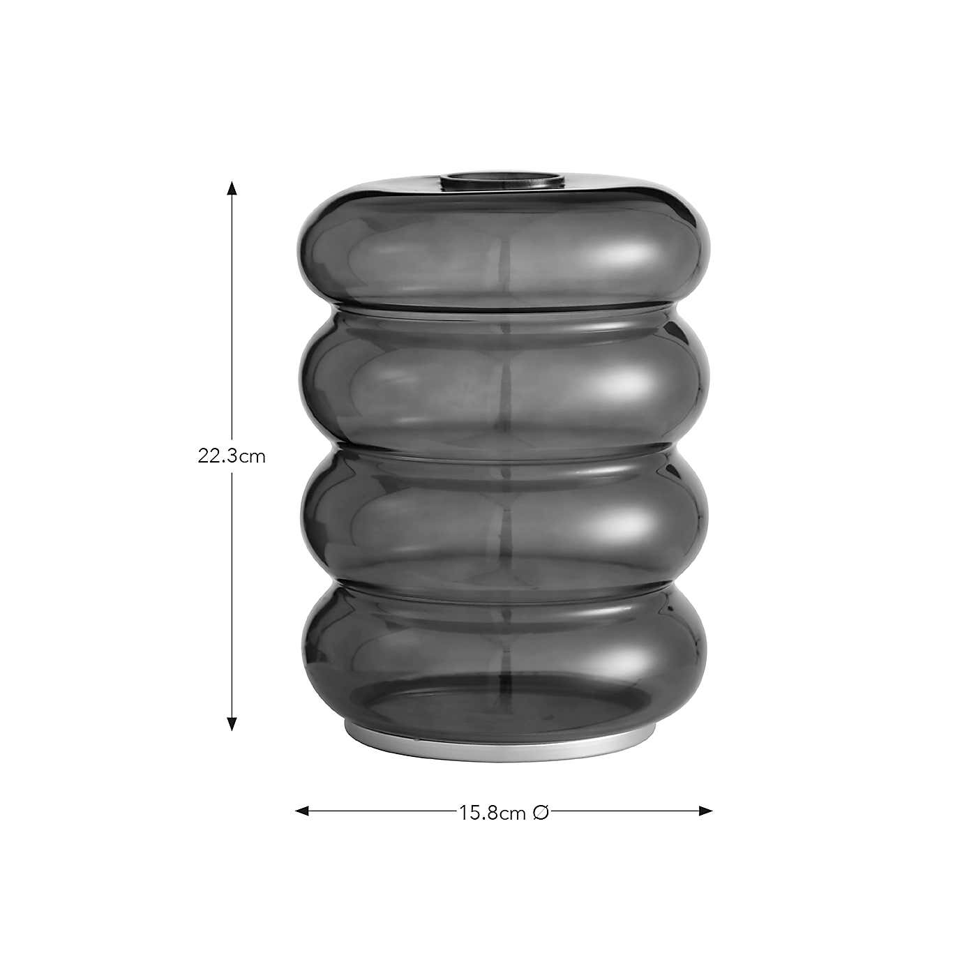 Nico Ribbed Easy Fit Pendant Shade