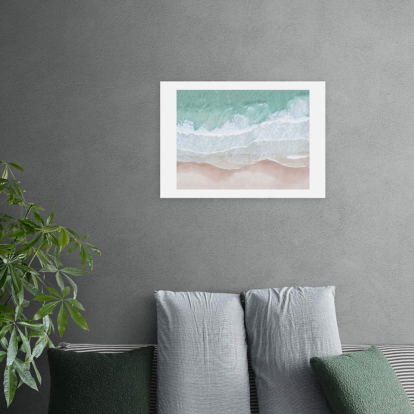 East End Prints Aerial Ocean Print