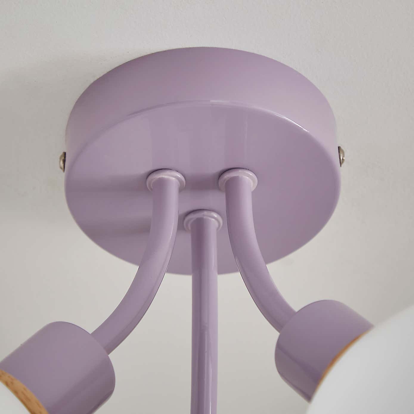 Elements Bailey 3 Light Flush Ceiling Light