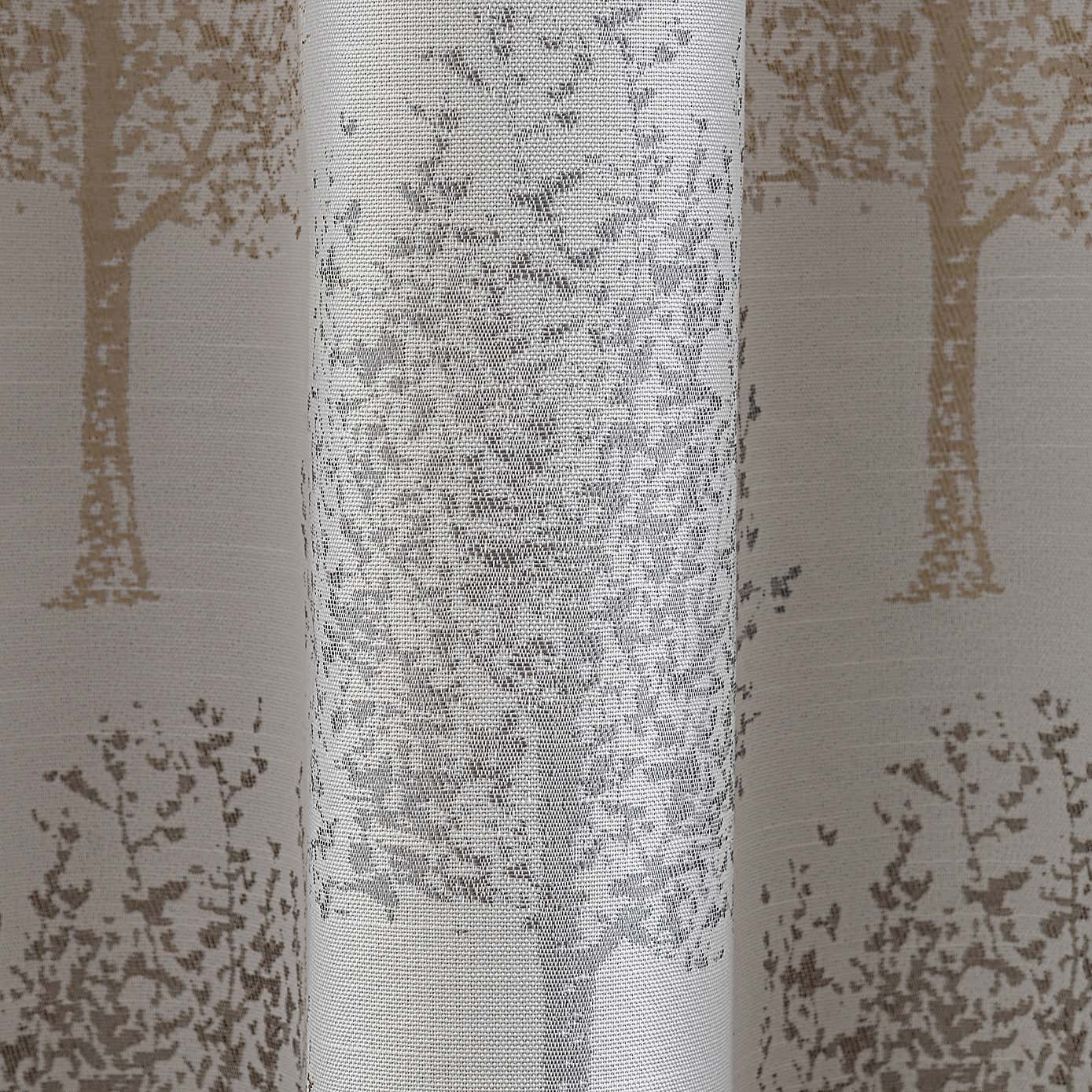 Jacquard Trees Pencil Pleat Curtains