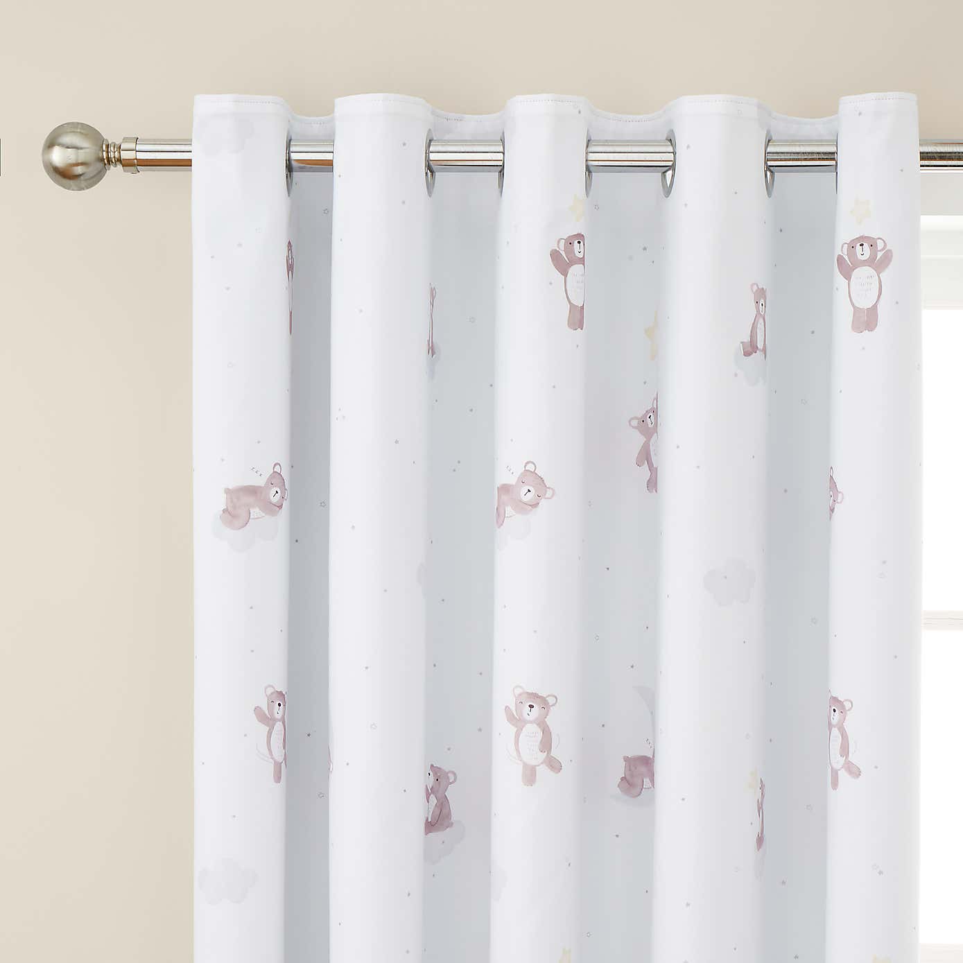 Baby Bears Blackout Eyelet Curtains