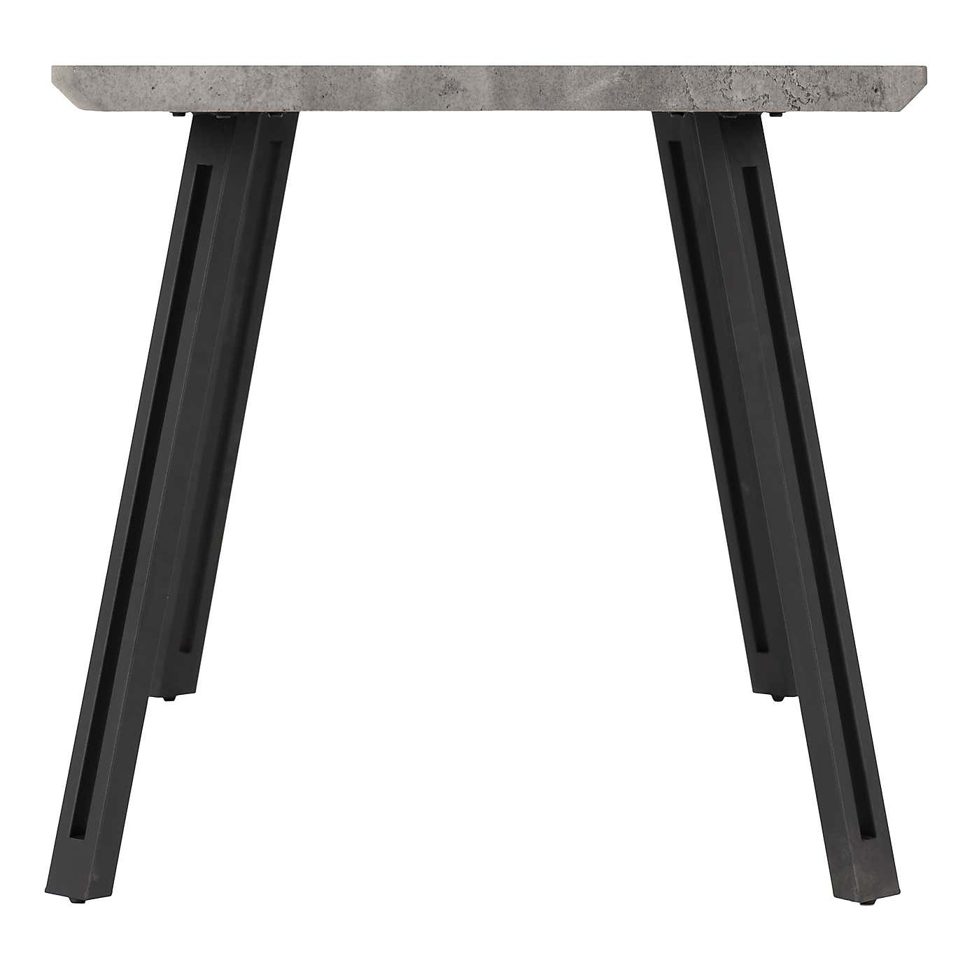 Quebec Wave Concrete Effect Dining Table