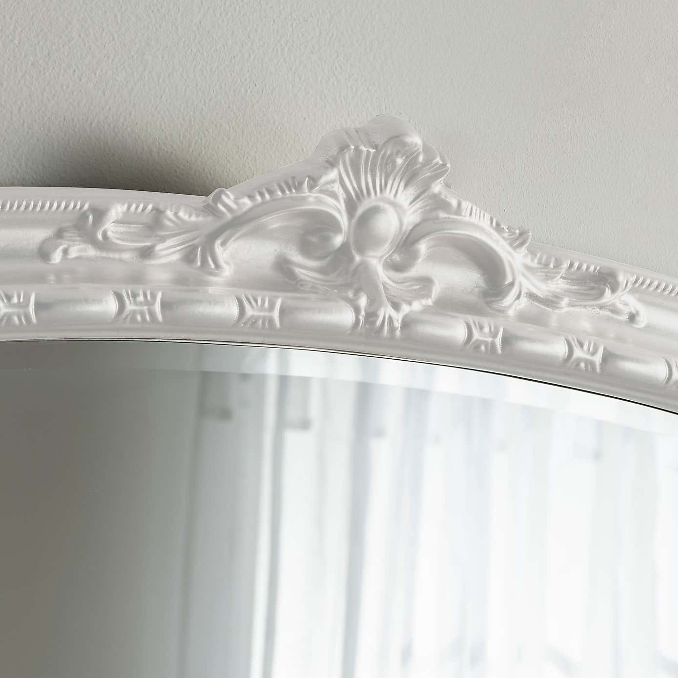 Yearn Victoria Arched Bevelled Overmantel Wall Mirror