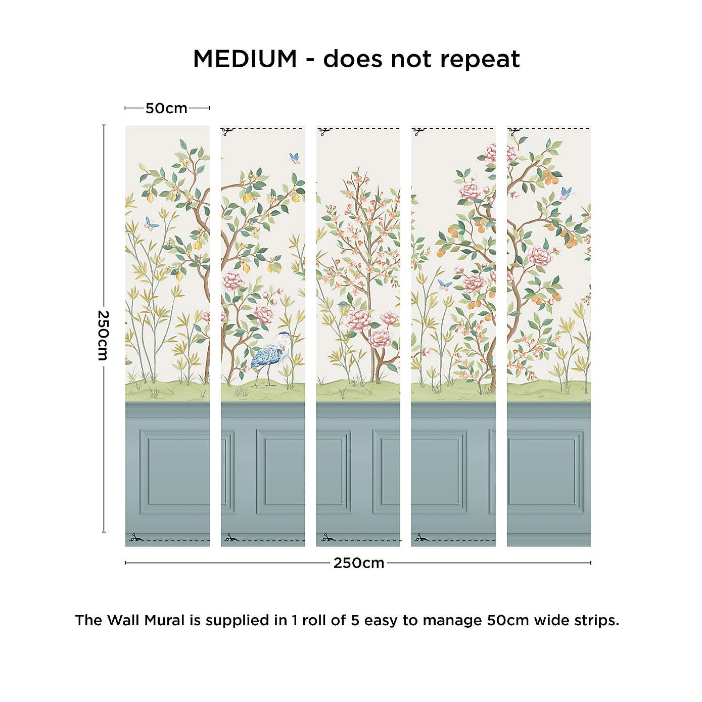 Chinoiserie Panelling Wall Mural