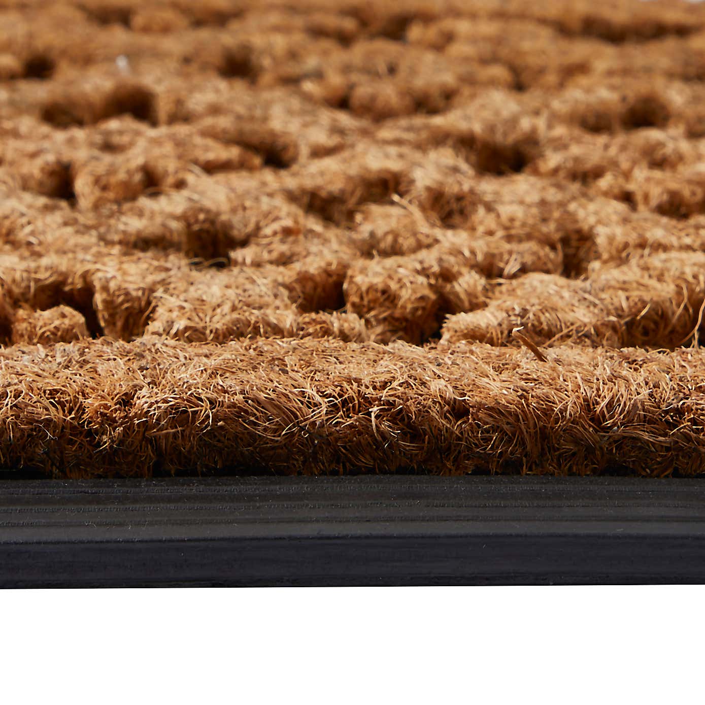Trellis Rubber and Coir Doormat
