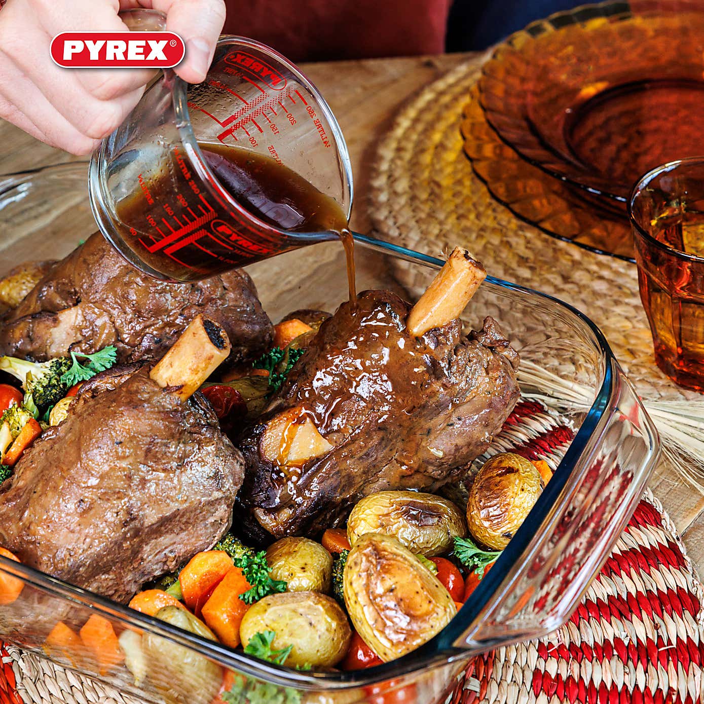 Pyrex Optimum Rectangular Roaster