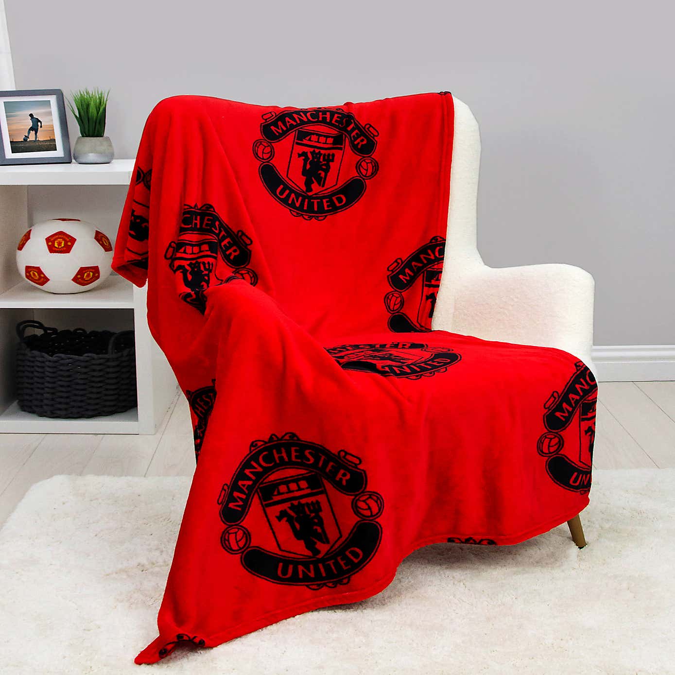 Man Utd Classic Fleece Blanket