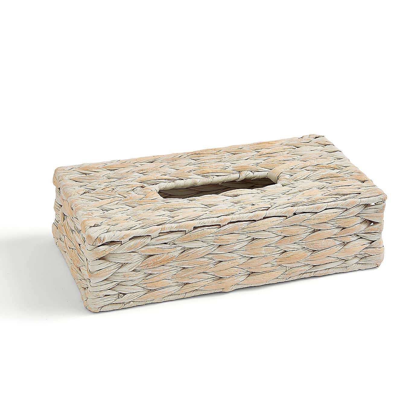 Oceanscape Woven Tissue Box Cover