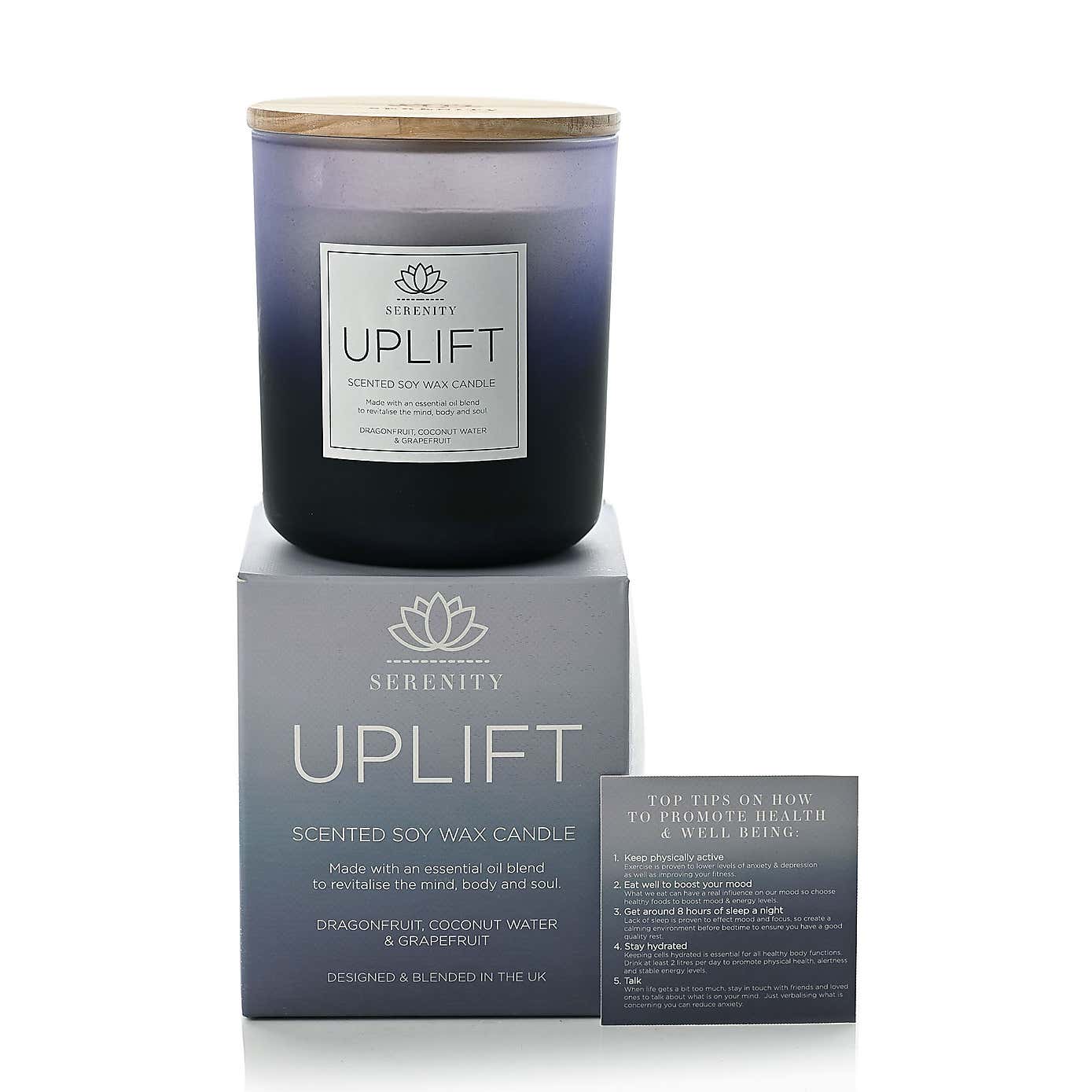 Serenity Uplift Dragonfruit, Coconut & Grapefruit Candle