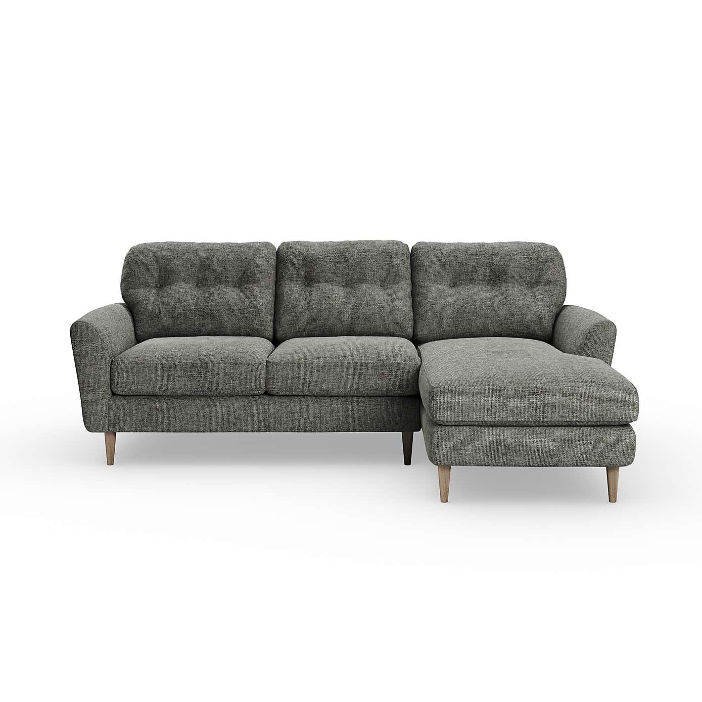 Sven Chunky Chenille Large Corner Chaise Sofa
