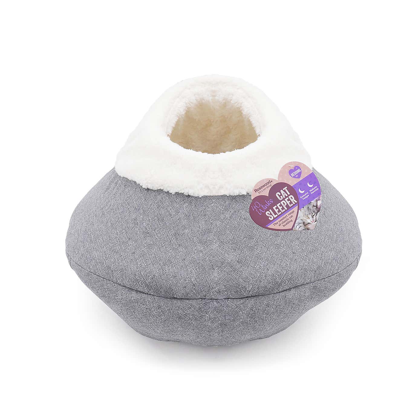 Rosewood Cosy Cat Cave Pet Bed