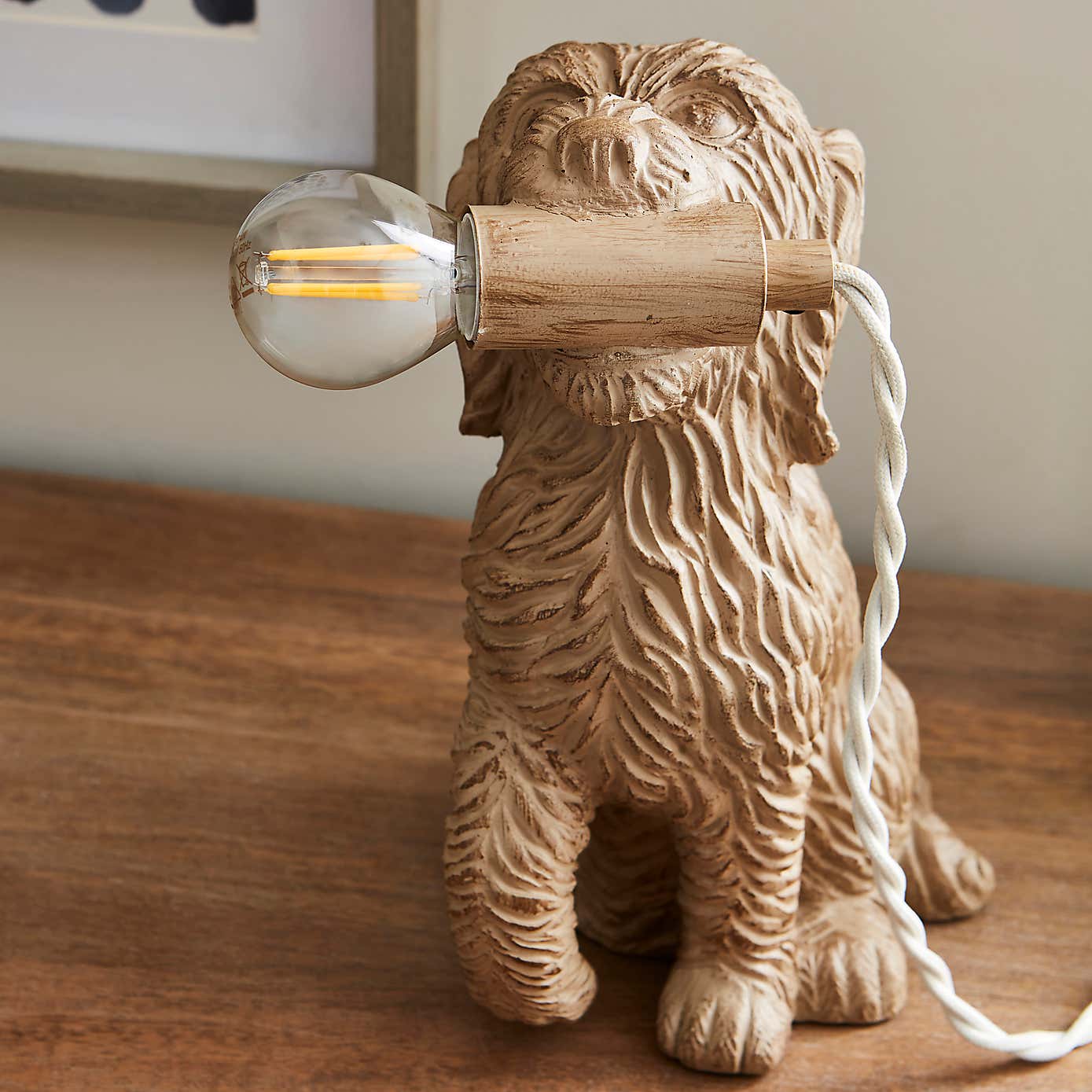 Reggie the Cockapoo Table Lamp