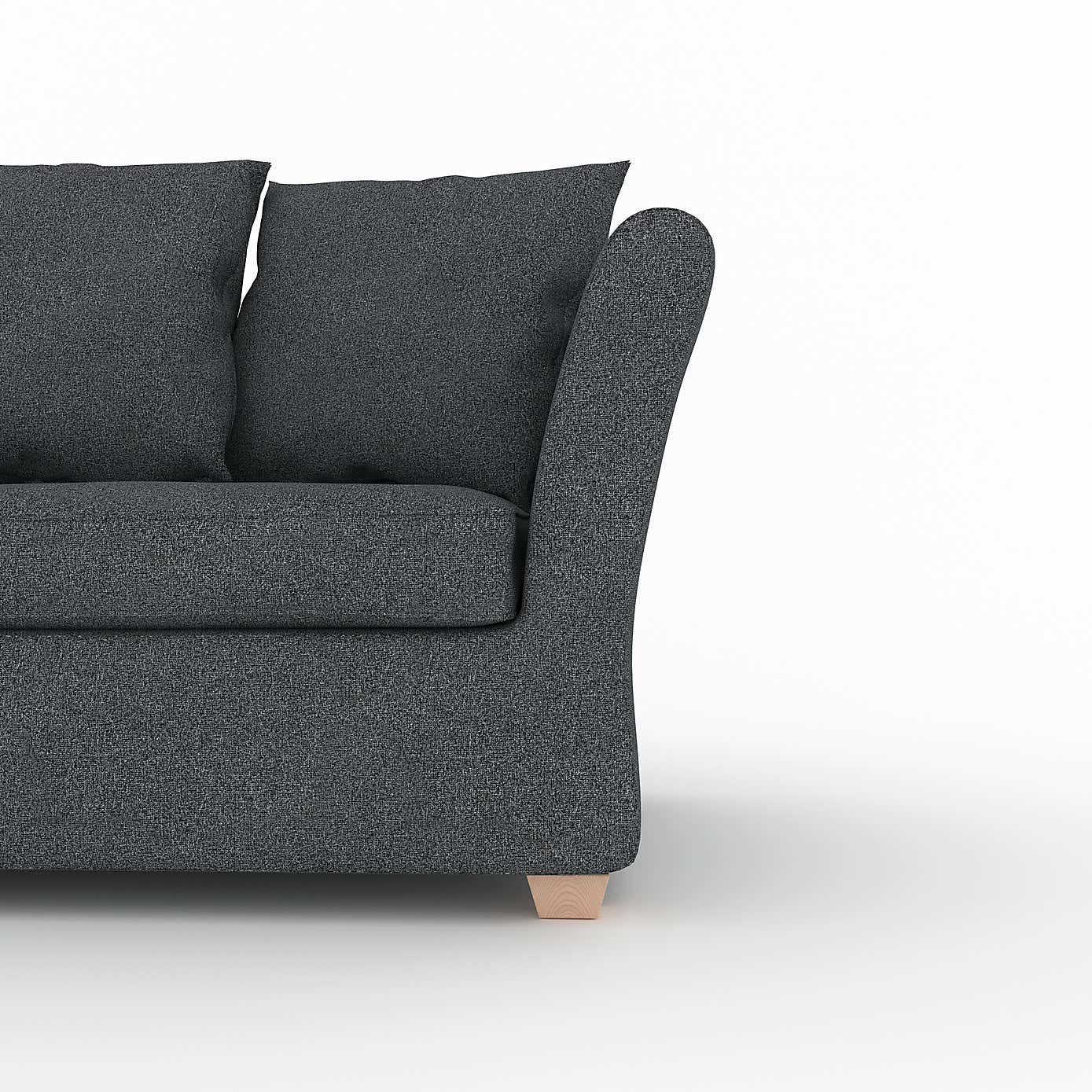 Emmett Flatweave 2 Seater Double Sofa Bed