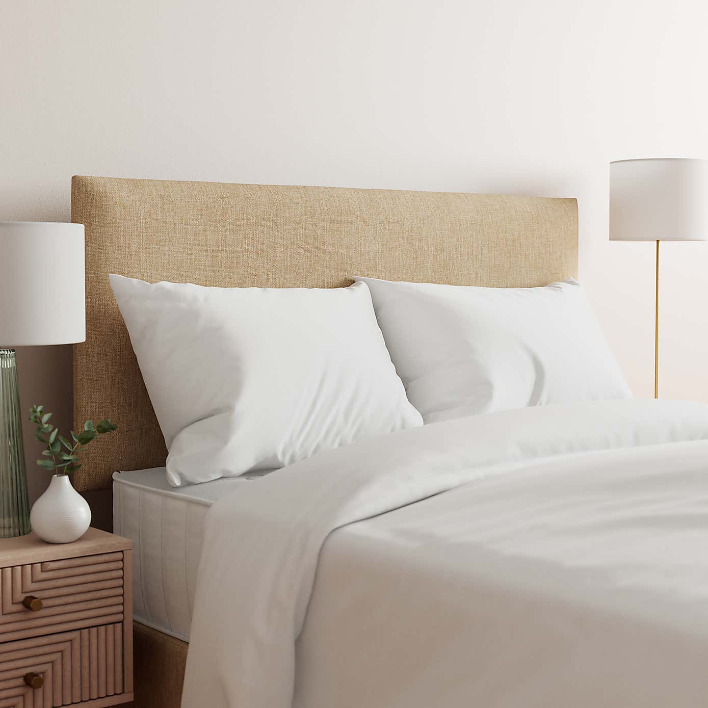 Essentials Woven Fabric Headboard