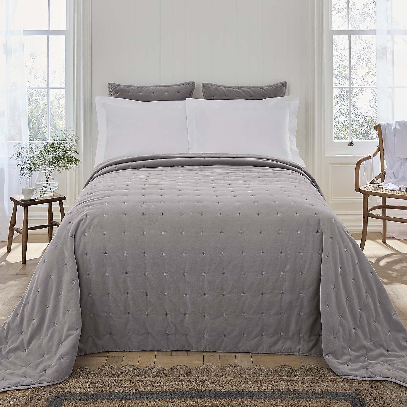 Dorma Adeena Sage Bedspread