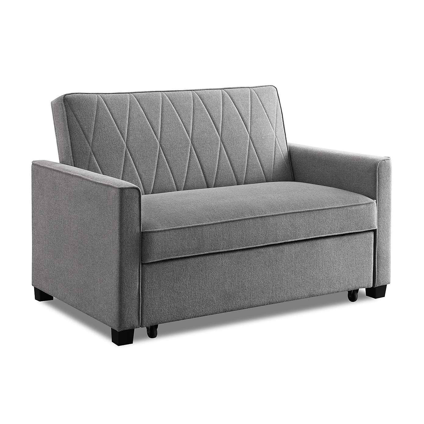 Serviya Fabric Compact Double Sofa Bed