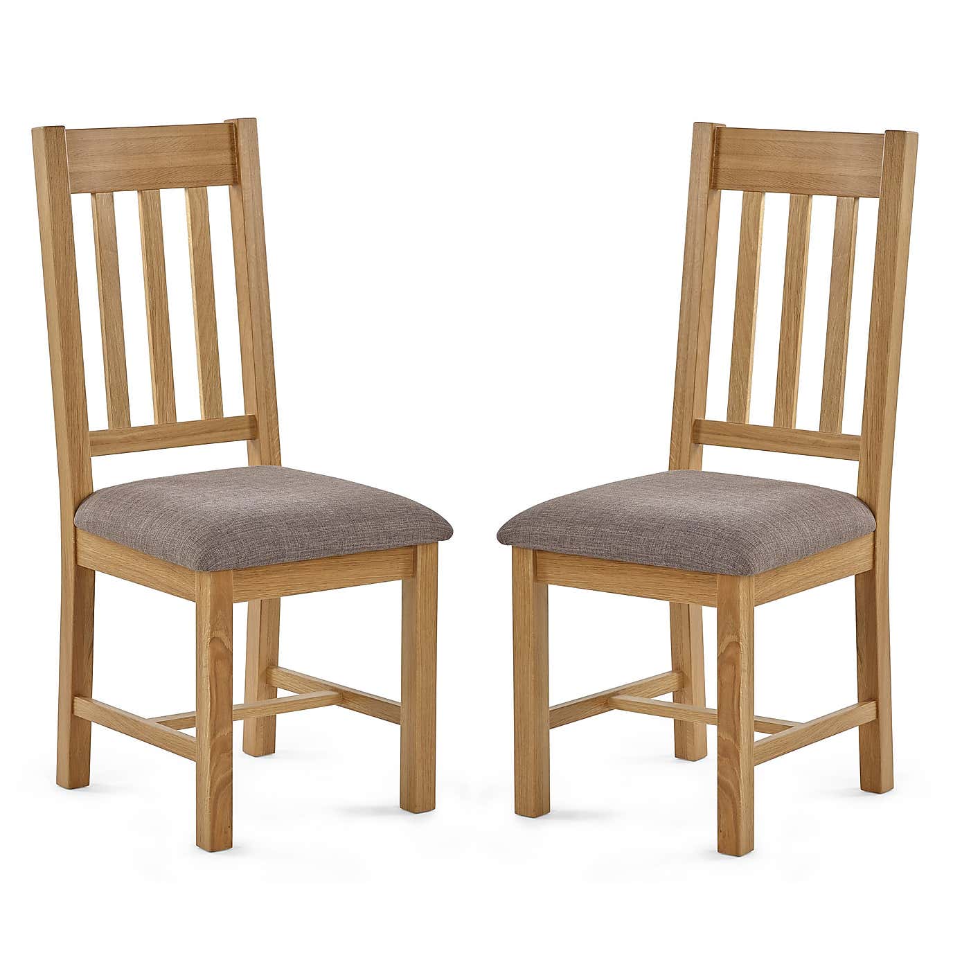 Mallory Set Of 2 Dining Chairs, Oak