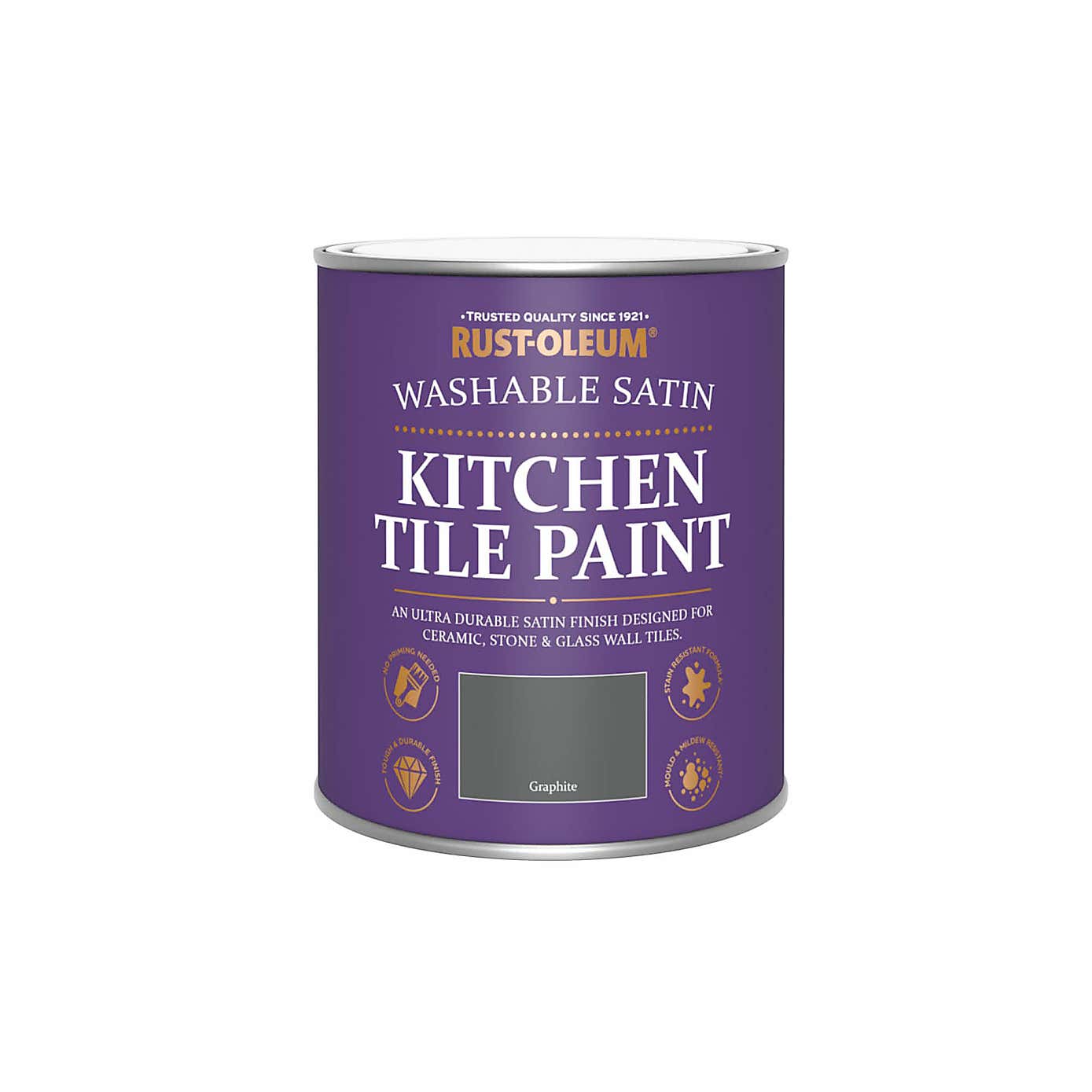 Rust-Oleum Graphite Satin Kitchen Tile Paint