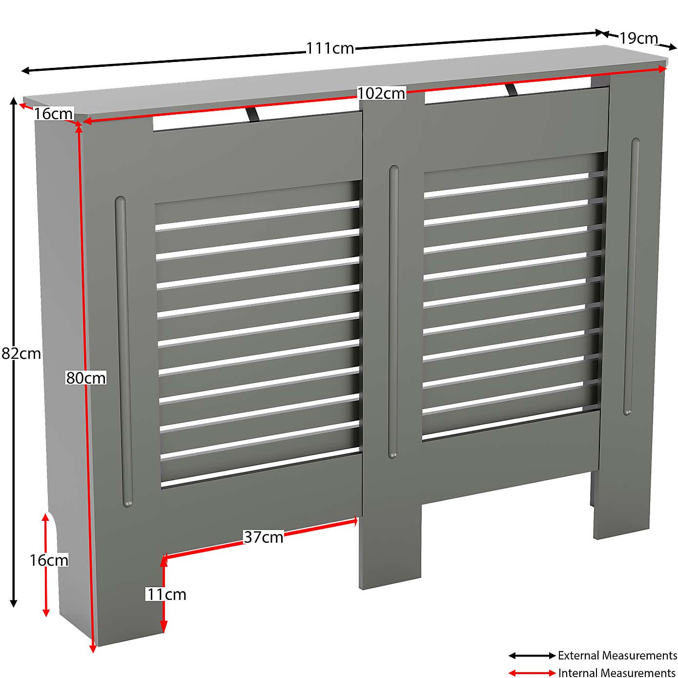 Vida Designs Milton Radiator Cover