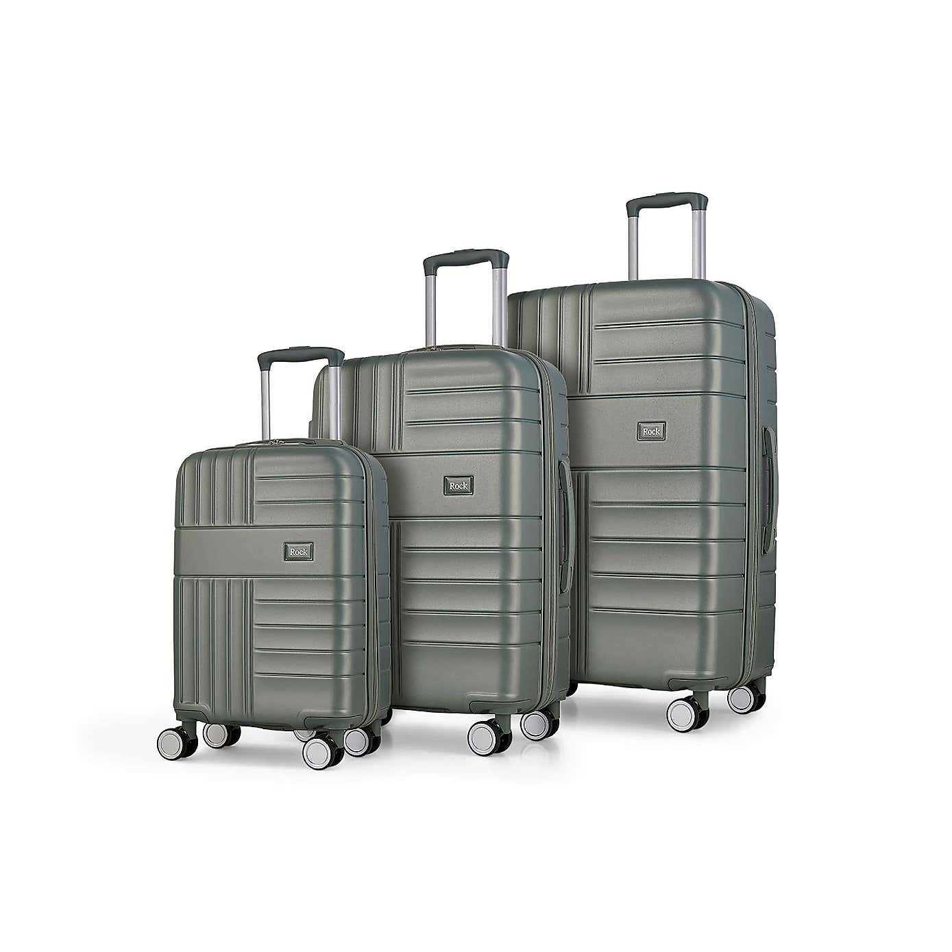 Rock Luggage Aspen Set of 3 Hard Shell Suitcases