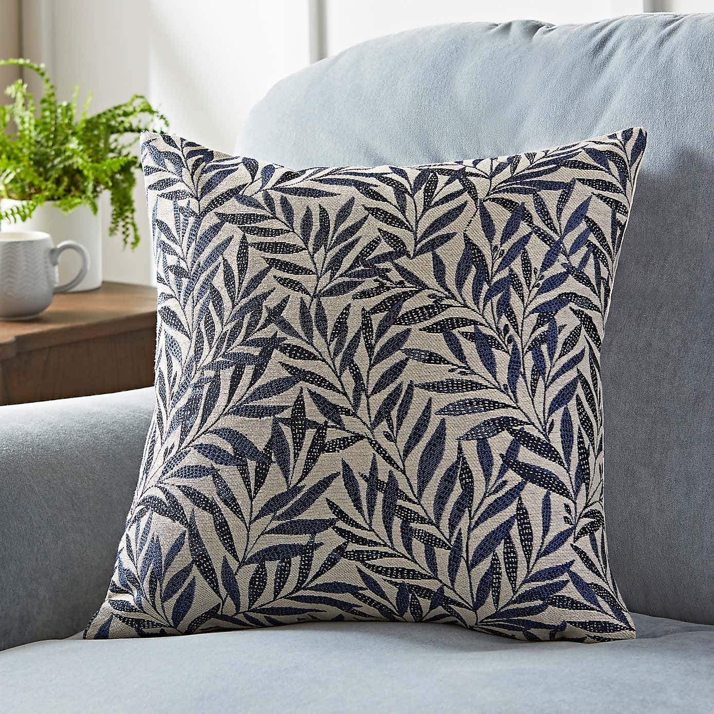 Timeless Leaves Tapestry Square Cushion
