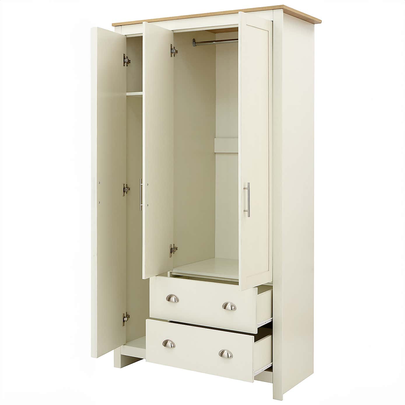 Lancaster Triple Wardrobe