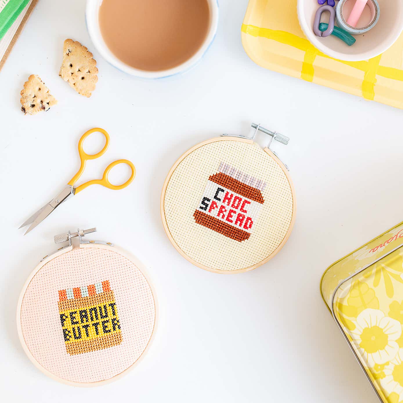 Cotton Clara Peanut Butter Cross Stitch Kit