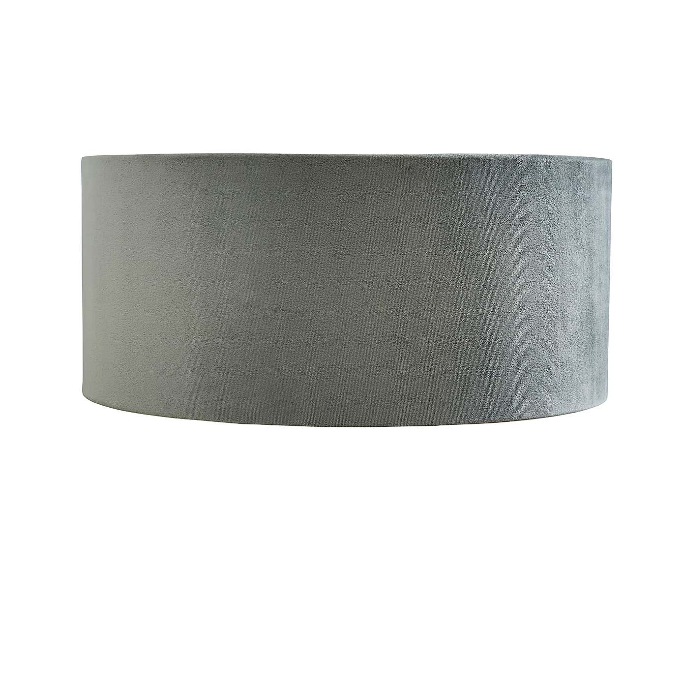 Ari Velvet Drum Lamp Shade