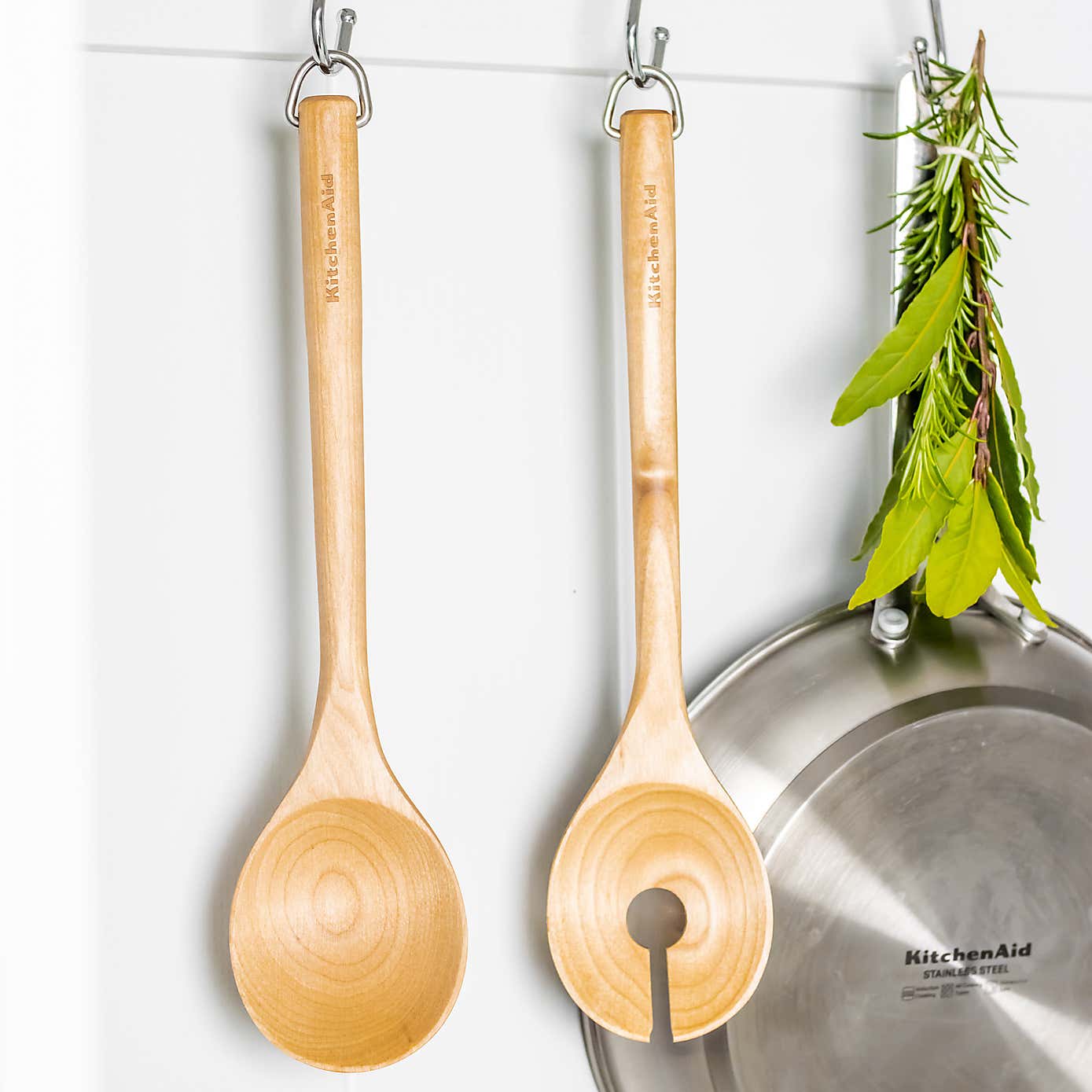 KitchenAid Birchwood Salad Servers