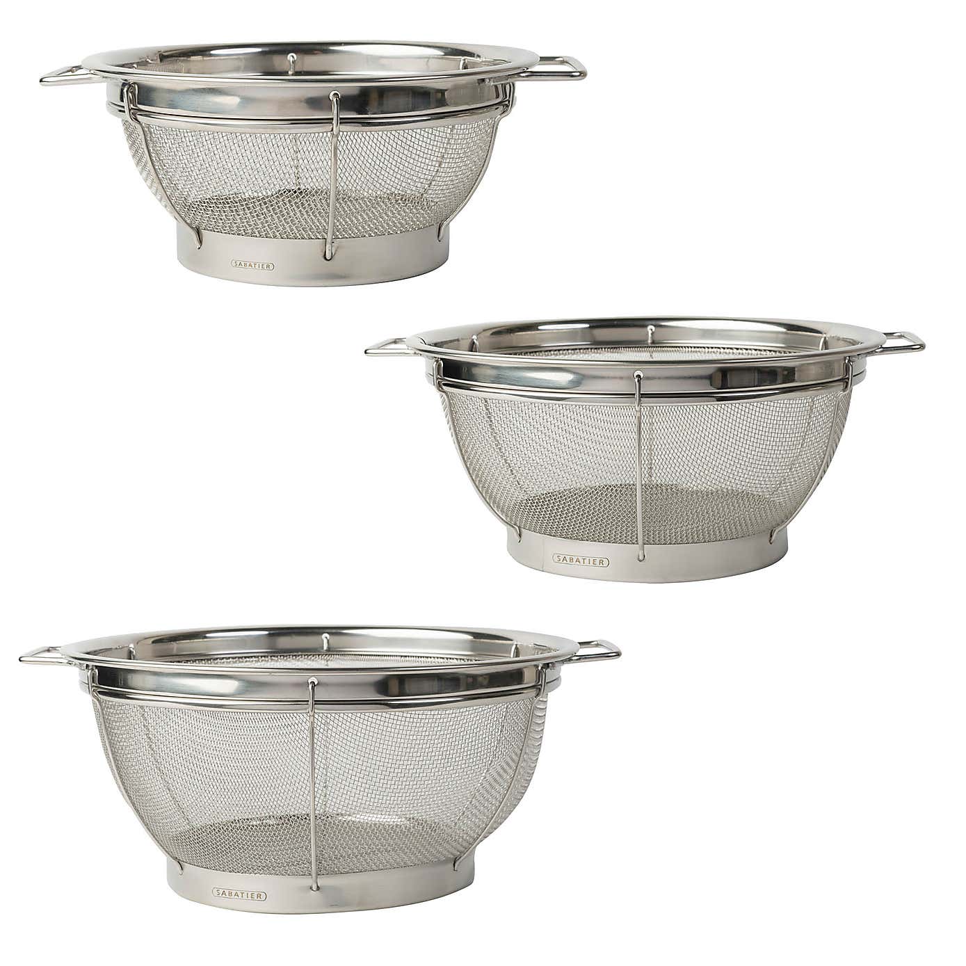 Sabatier Set of 3 Strainer Baskets