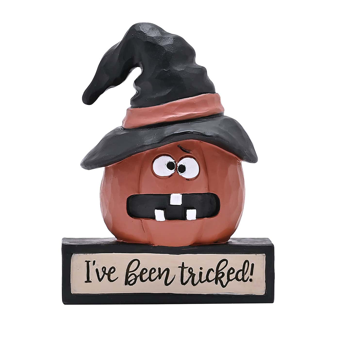 I've Been Tricked Jack-O-Lantern Ornament