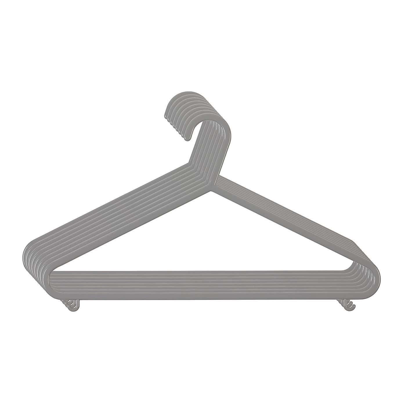 Set of 8 Plastic Hangers