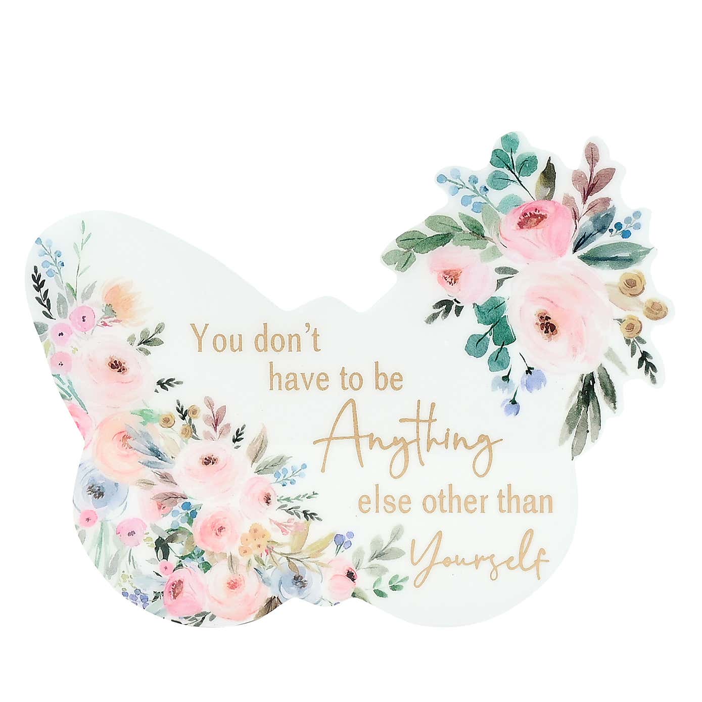 The Cottage Garden Be Yourself Butterfly Plaque