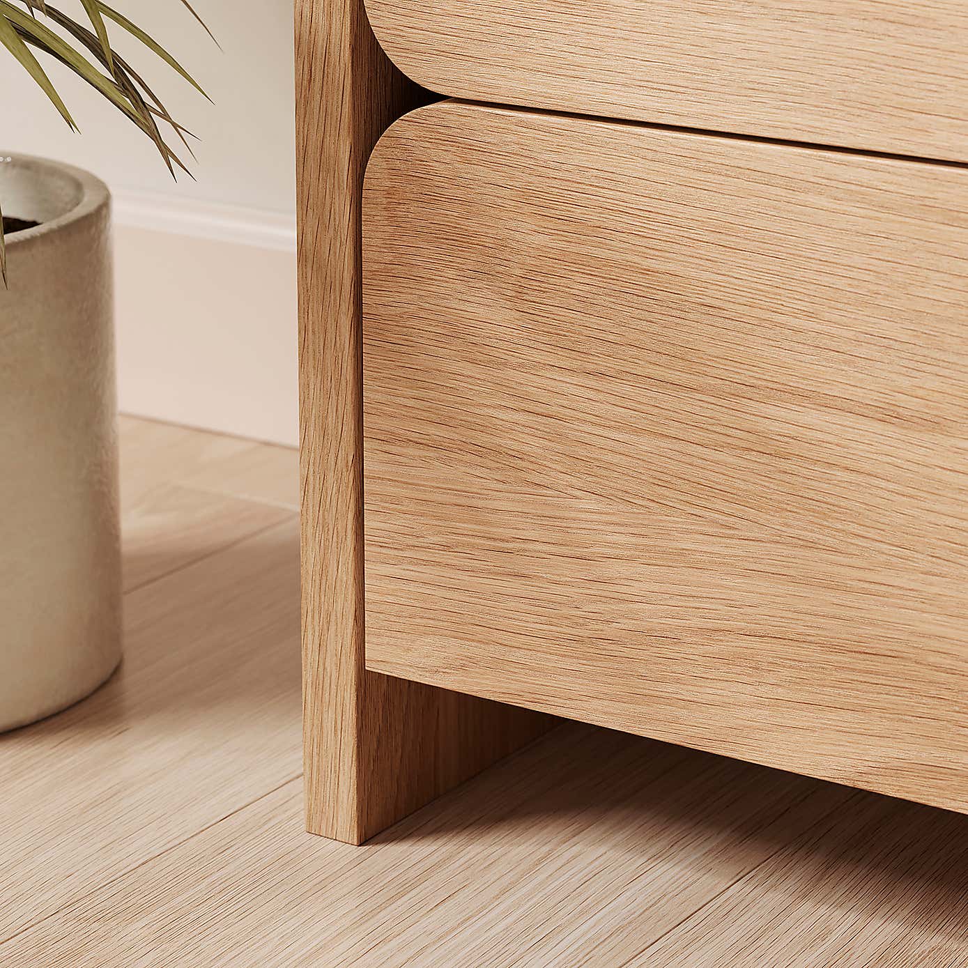 Bennett 3 Drawer Chest, Light Oak