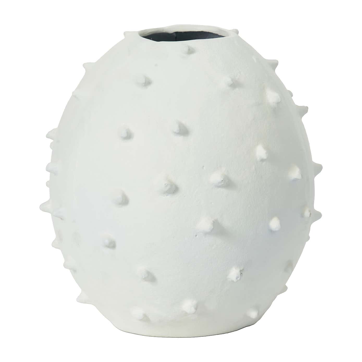 Matt Metal Bobble Vase