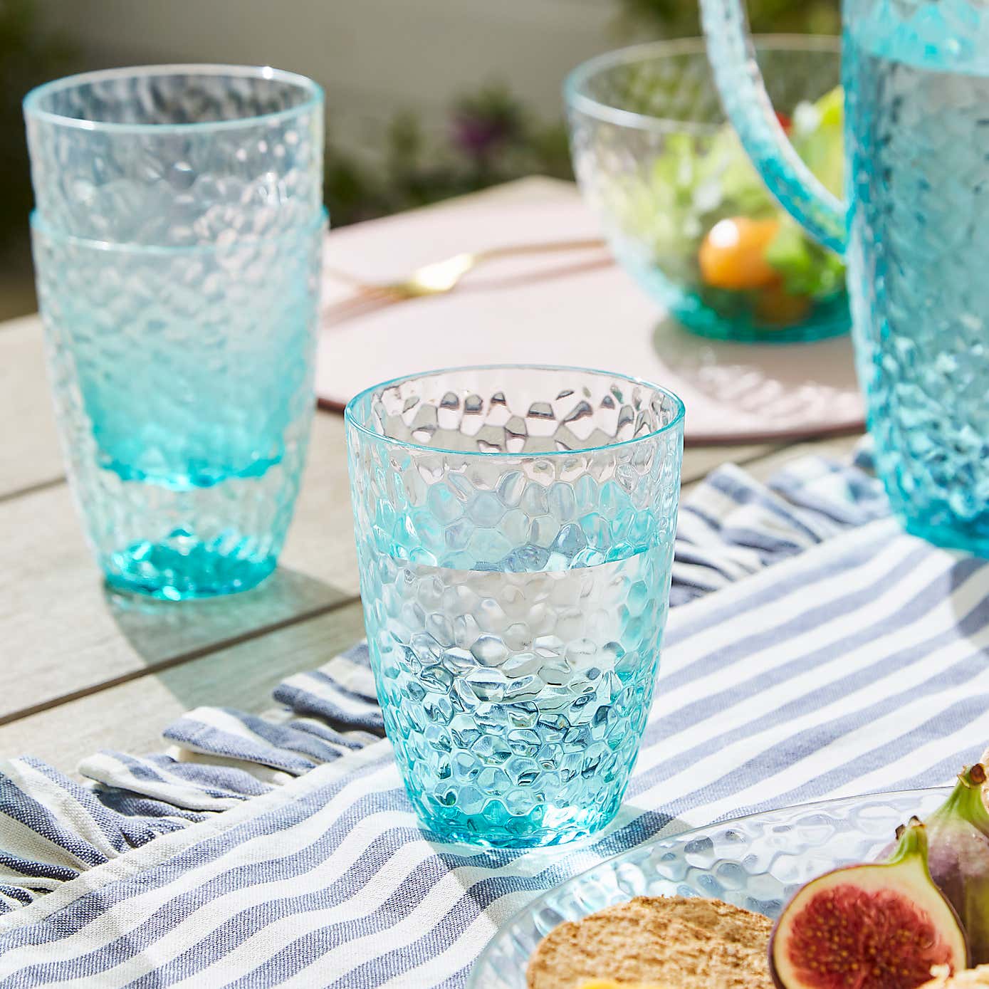 Ripple Acrylic Short Tumbler Glass