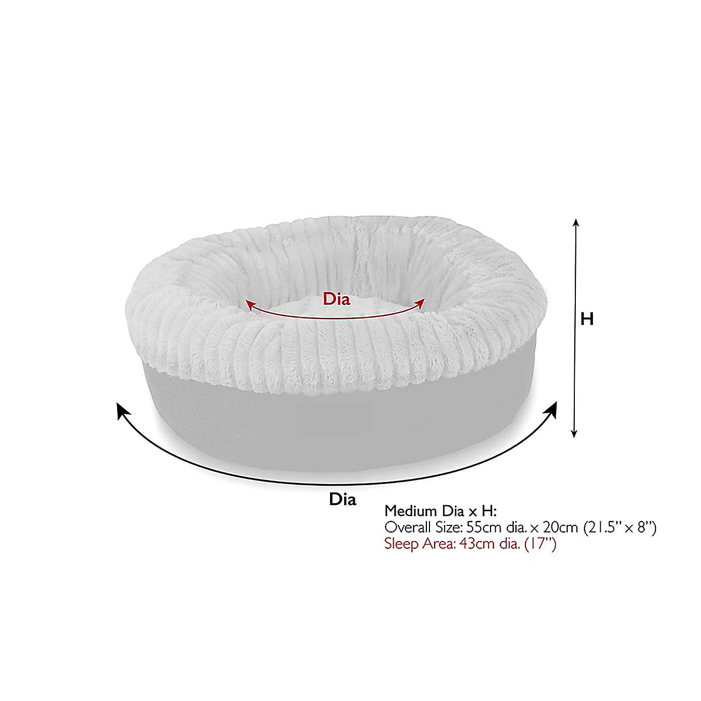 Scruffs Ellen Donut Dog Bed