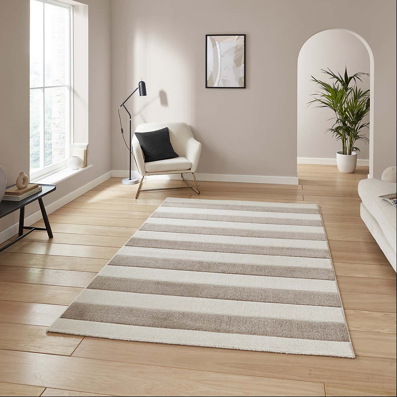 Catherine Lansfield Cove Stripe Rug