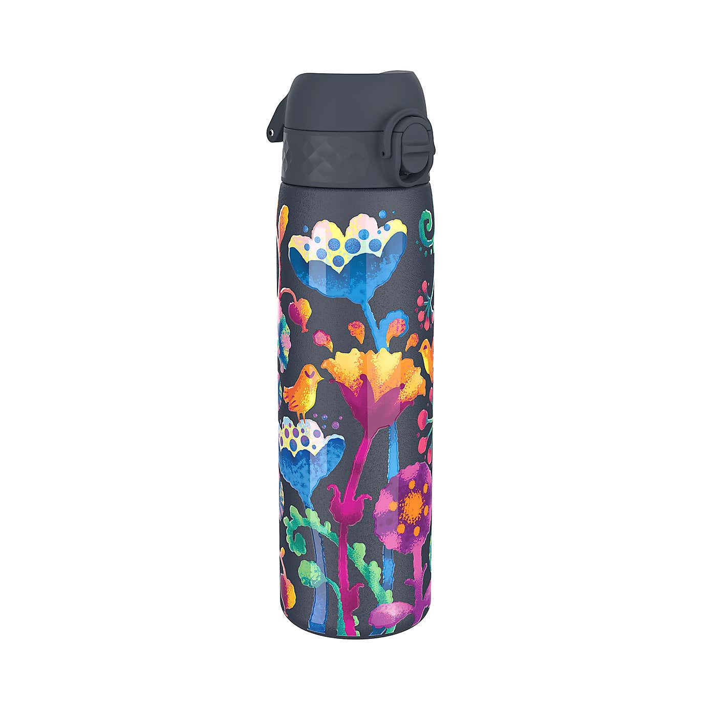 Ion8 Bright Floral Leak Proof Vacuum Insulated Slim Water Bottle, 500ml