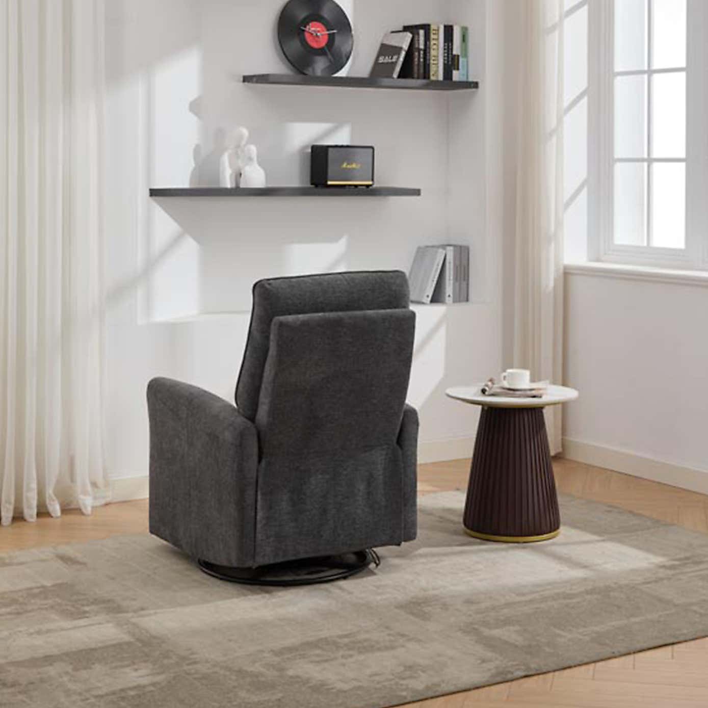 Image Furnishings Waterville Swivel Recliner Chair