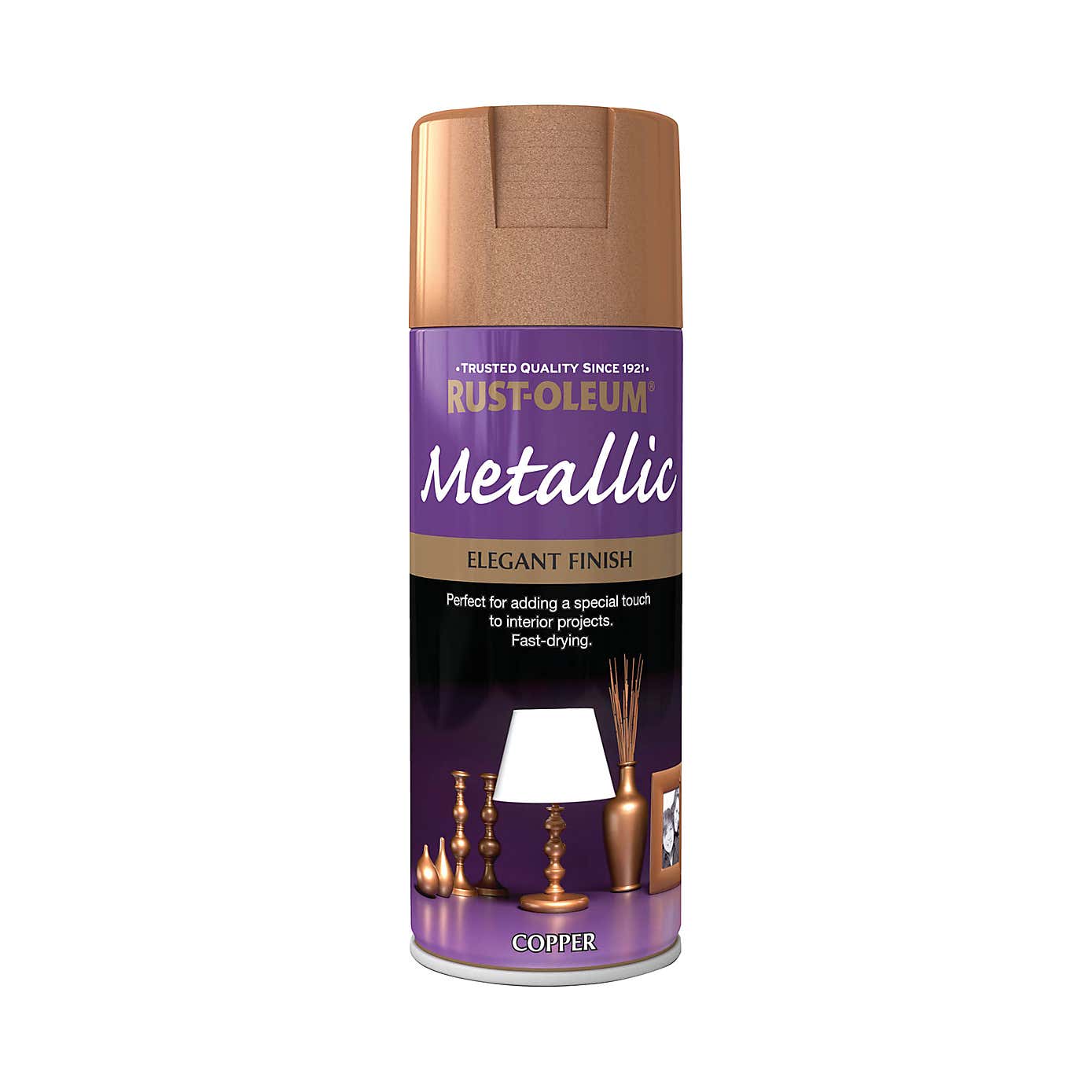 Rust-Oleum Copper Elegant Metallic Spray Paint 400ml