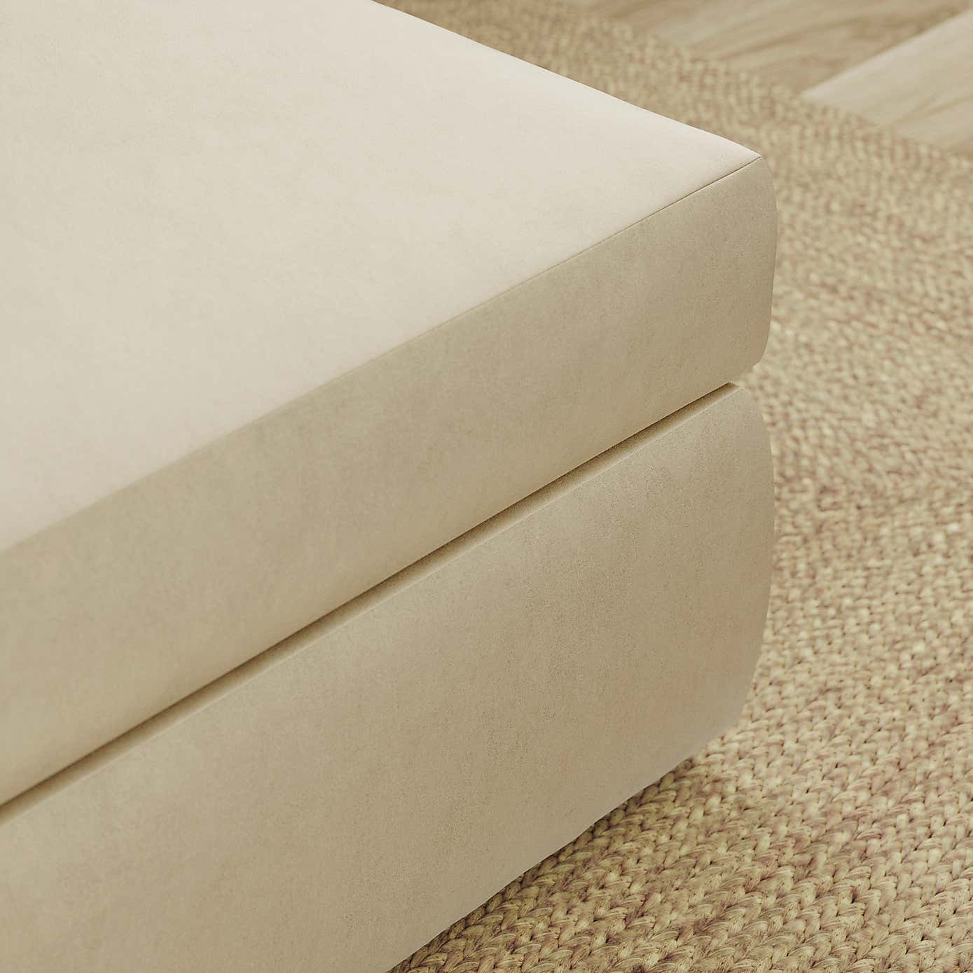 Blake Opulent Velvet Footstool