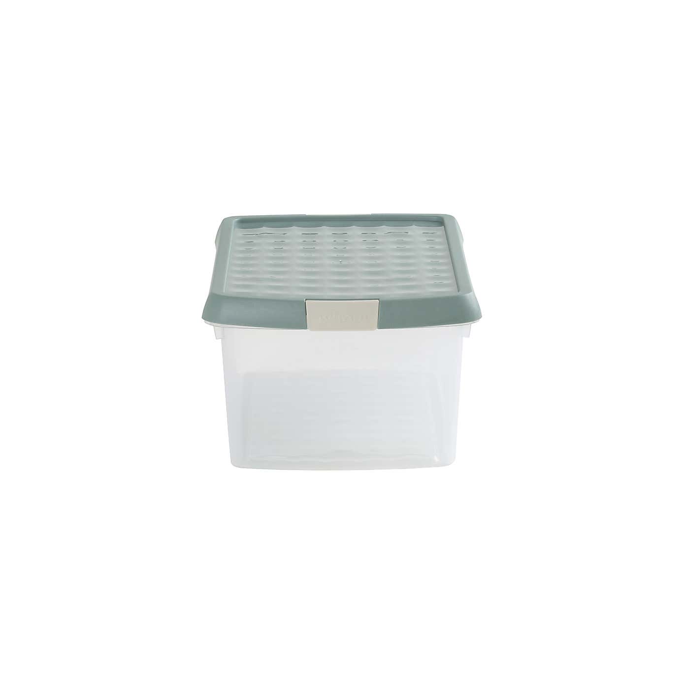 Wham Clip Pack of 4 Rectangle Storage Boxes With Lids