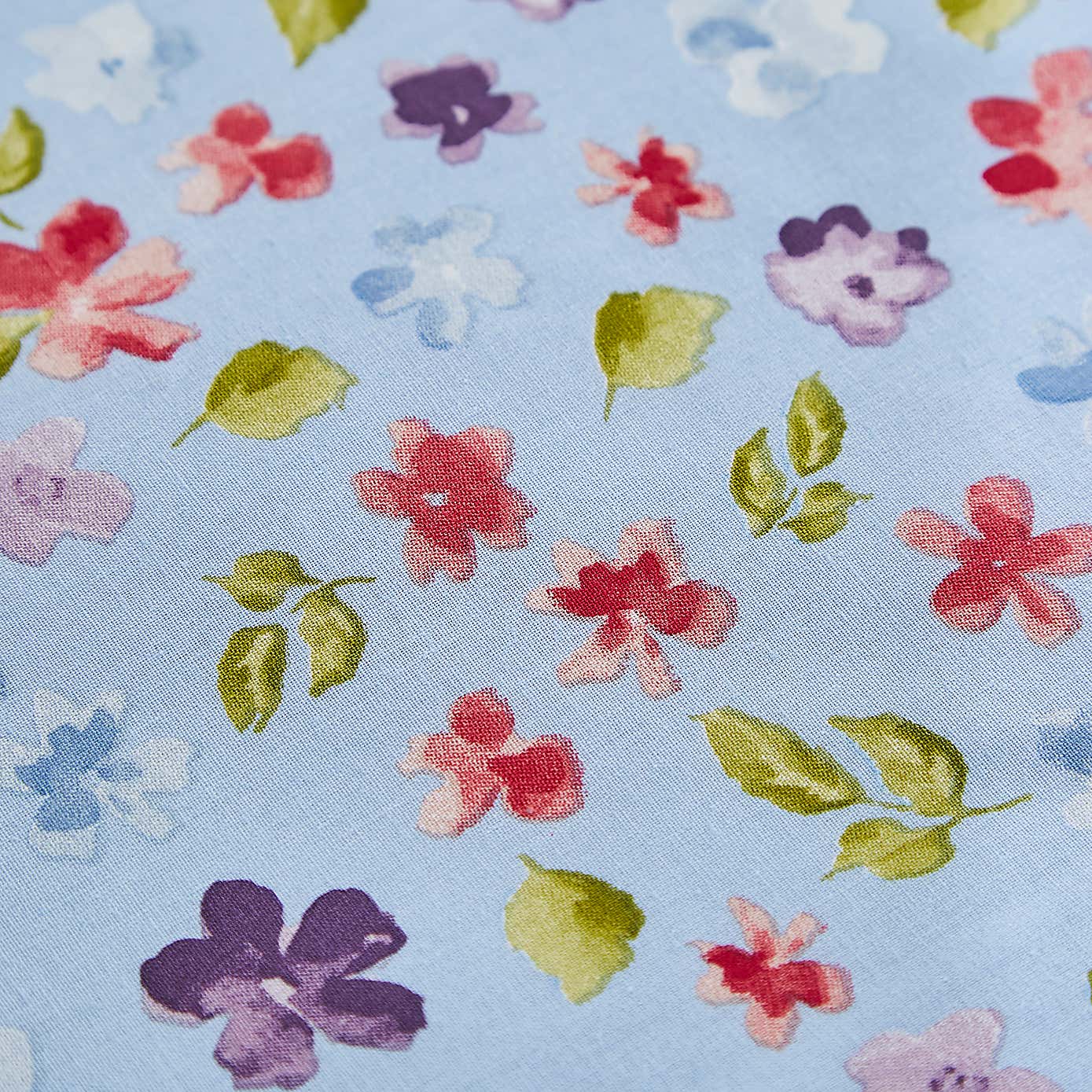 Hazel Floral Polycotton Duvet Cover & Pillowcase Set