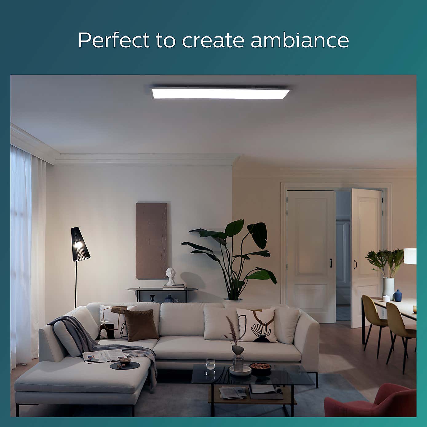 Philips Panel Ceiling Integrated LED Light, Cool White