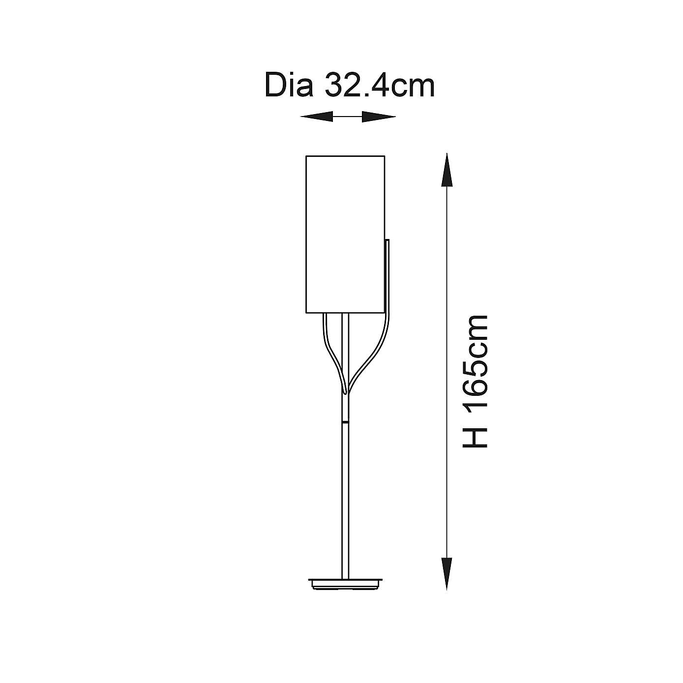 Vogue Lighting Linwood Floor Lamp