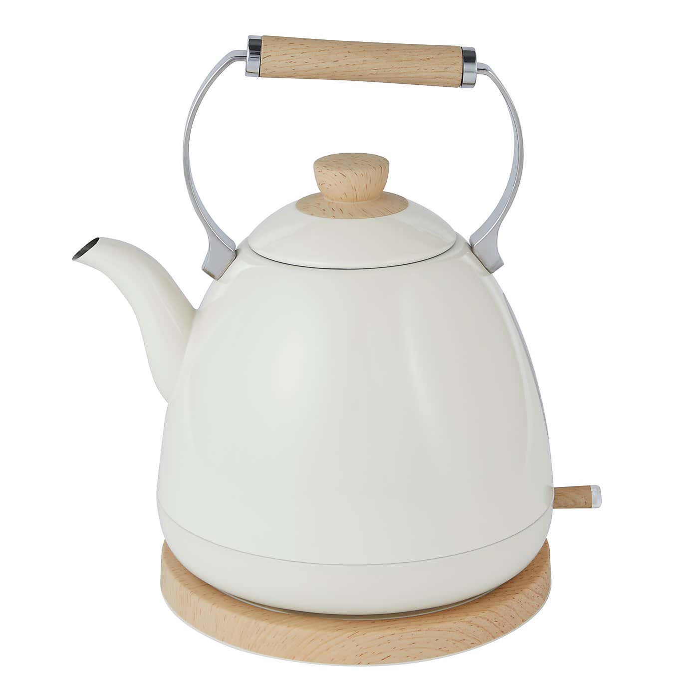 Dunelm 1.7L Cream Country Kettle
