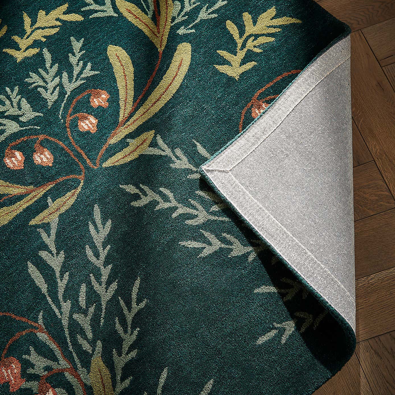 Moorland Floral Wool Rug