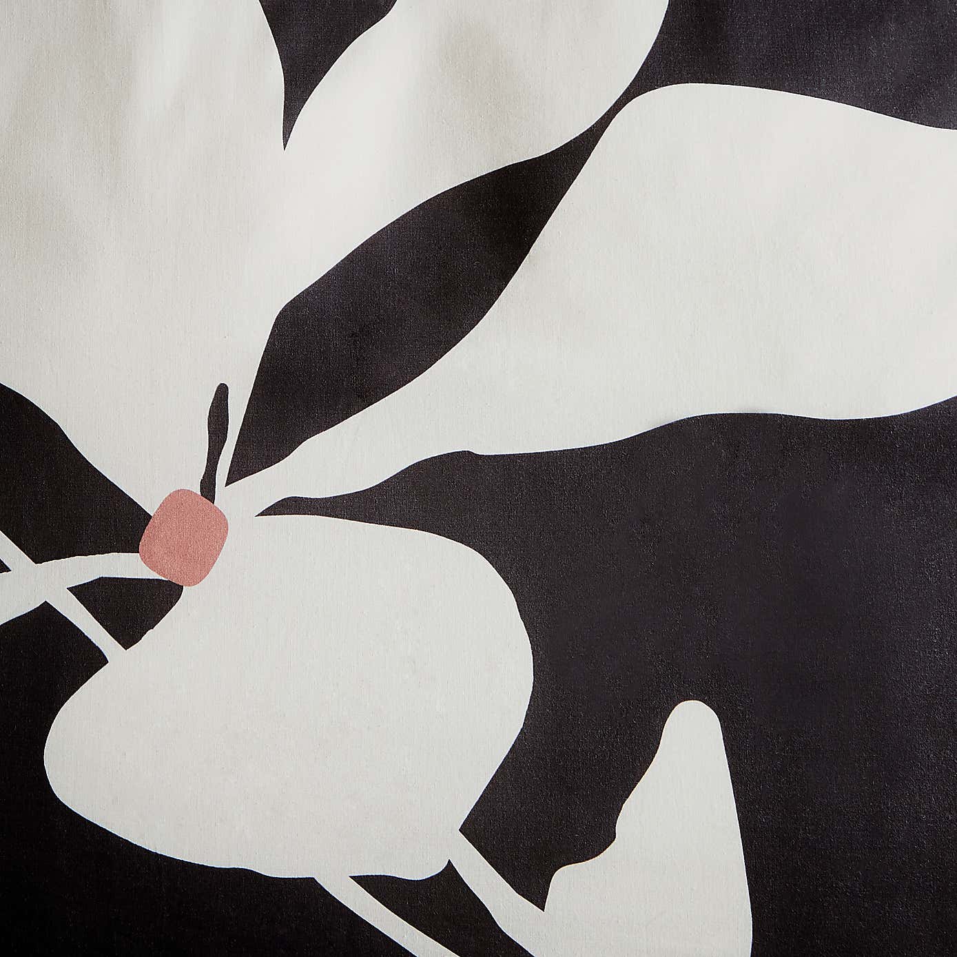 Leila Floral Charcoal Duvet Cover and Pillowcase Set