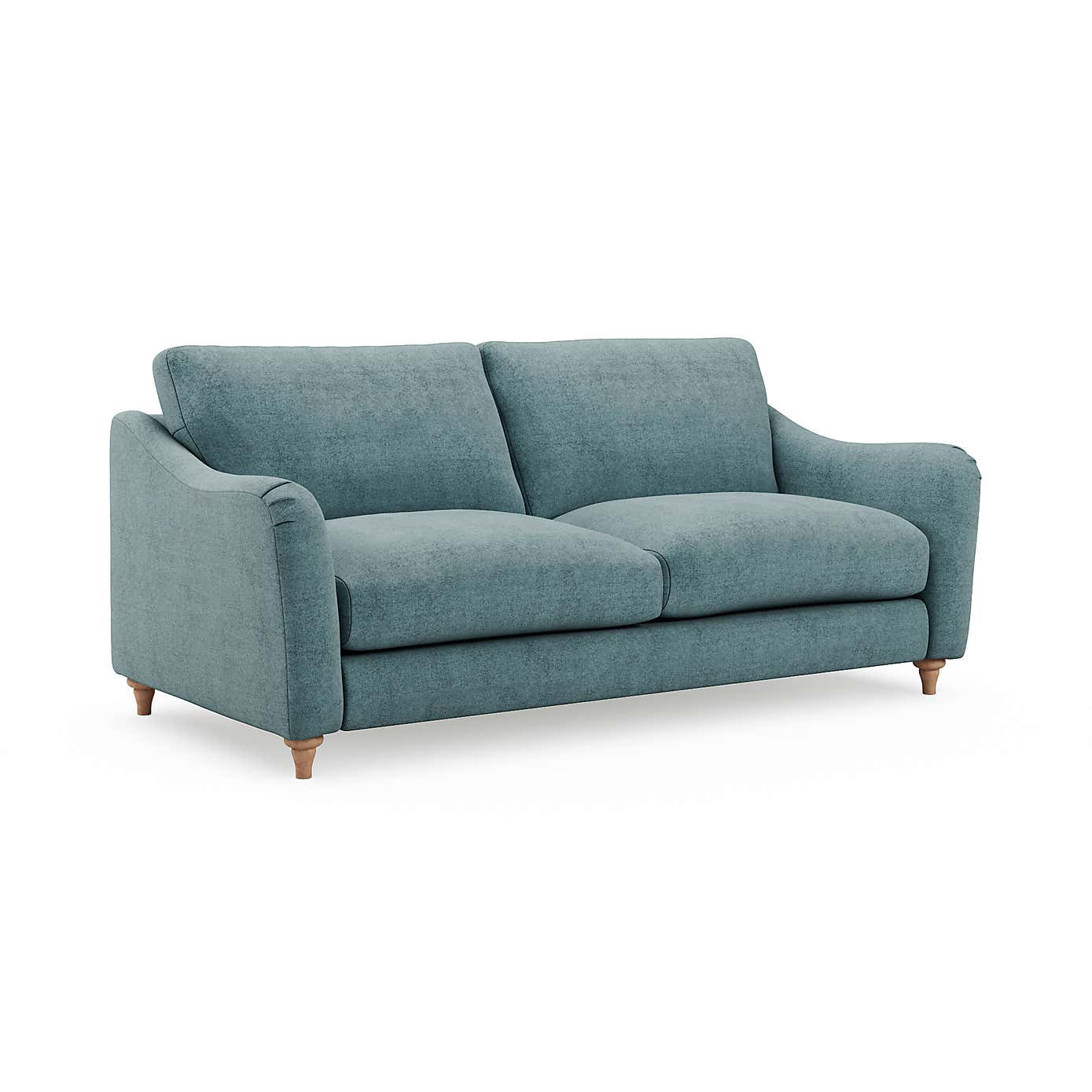 Hattie Tonal Plush Chenille 3 Seater Sofa